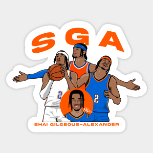 SGA and the oklahoma Sticker